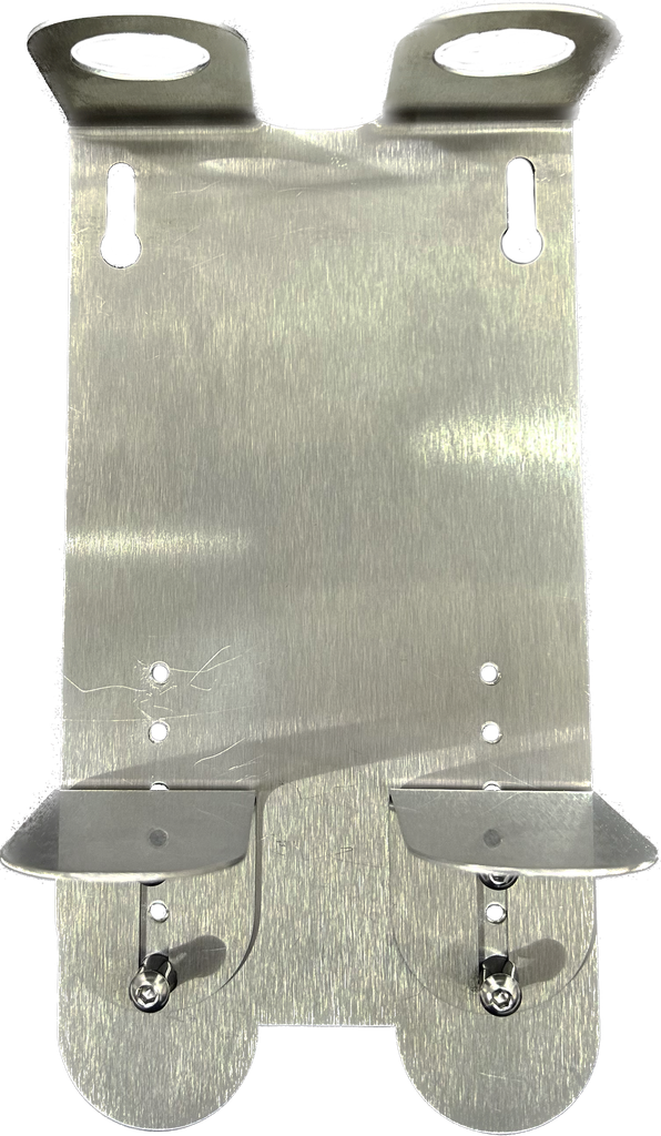 1.1 Soporte doble de acero inoxidable 304