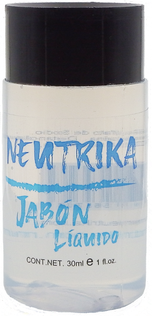 1.2 JABÓN LIQUIDO CORPORAL 30ml ECO - BOTELLA (Inlcuye etiqueta con logo)