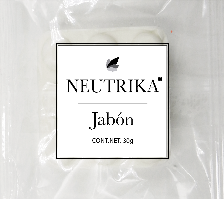 2.1 JABÓN NEUTRO DE 30g BLACK (Con sobre Impreso)