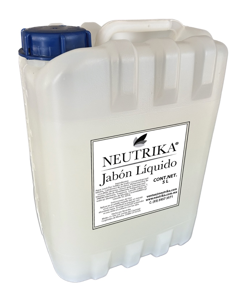 7.1 Jabón Líquido empaque 5 L Bidón