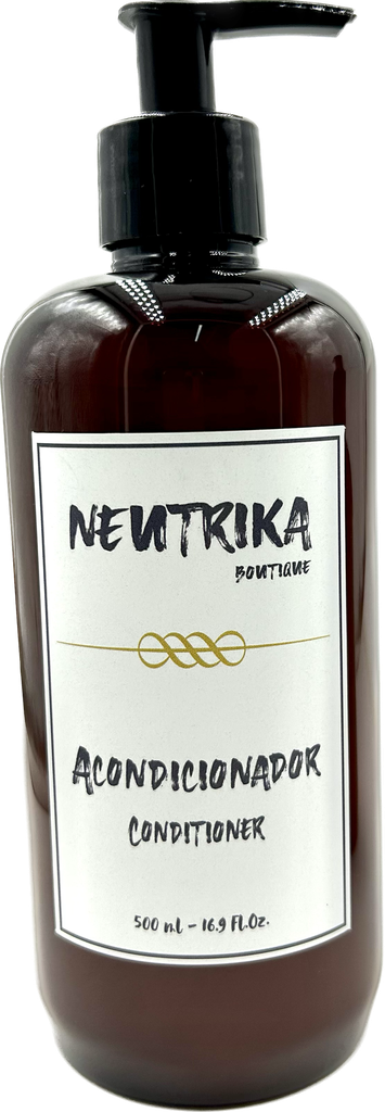 6.4 Acondicionador Botella Ambar con dosificador 500ml - BOUTIQUE
