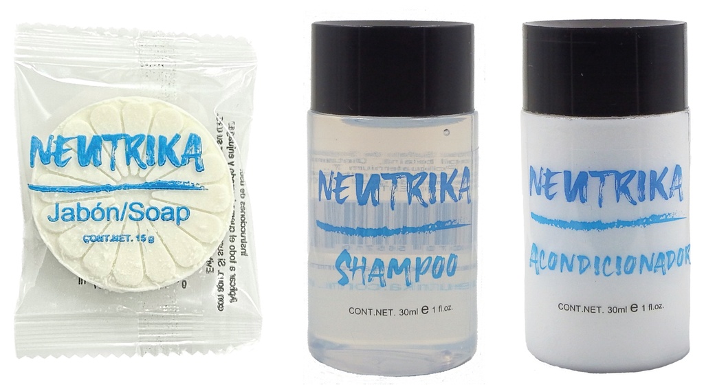2Amenidades Hoteleras Jabón, shampoo y acondicionador- 150 Pzas. MLfull-ECO