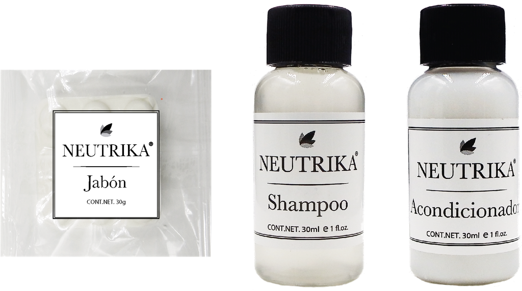7Amenidades Hoteleras Jabón, Shampoo Y Acondicionador -  150pz. MLfull-Black