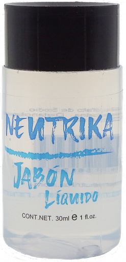 [N-JLE30] 1.2 JABÓN LIQUIDO CORPORAL 30ml ECO - BOTELLA (Inlcuye etiqueta con logo)