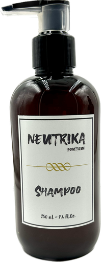 [Bot-Sh250] 5.3 Shampoo 2n1 Botella Ambar con dosificador 250ml  - BOUTIQUE