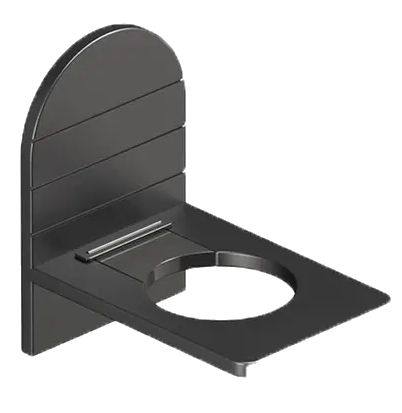 [SA-1N] 2.1 Soporte de metal para botellas de ducha y lavabo - Color Negro